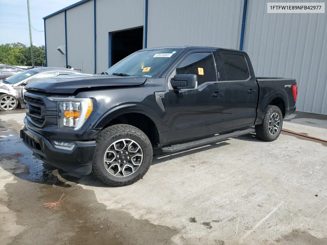 2022 Ford F150 Supercrew VIN: 1FTFW1E89NFB42977 Lot: 53834865