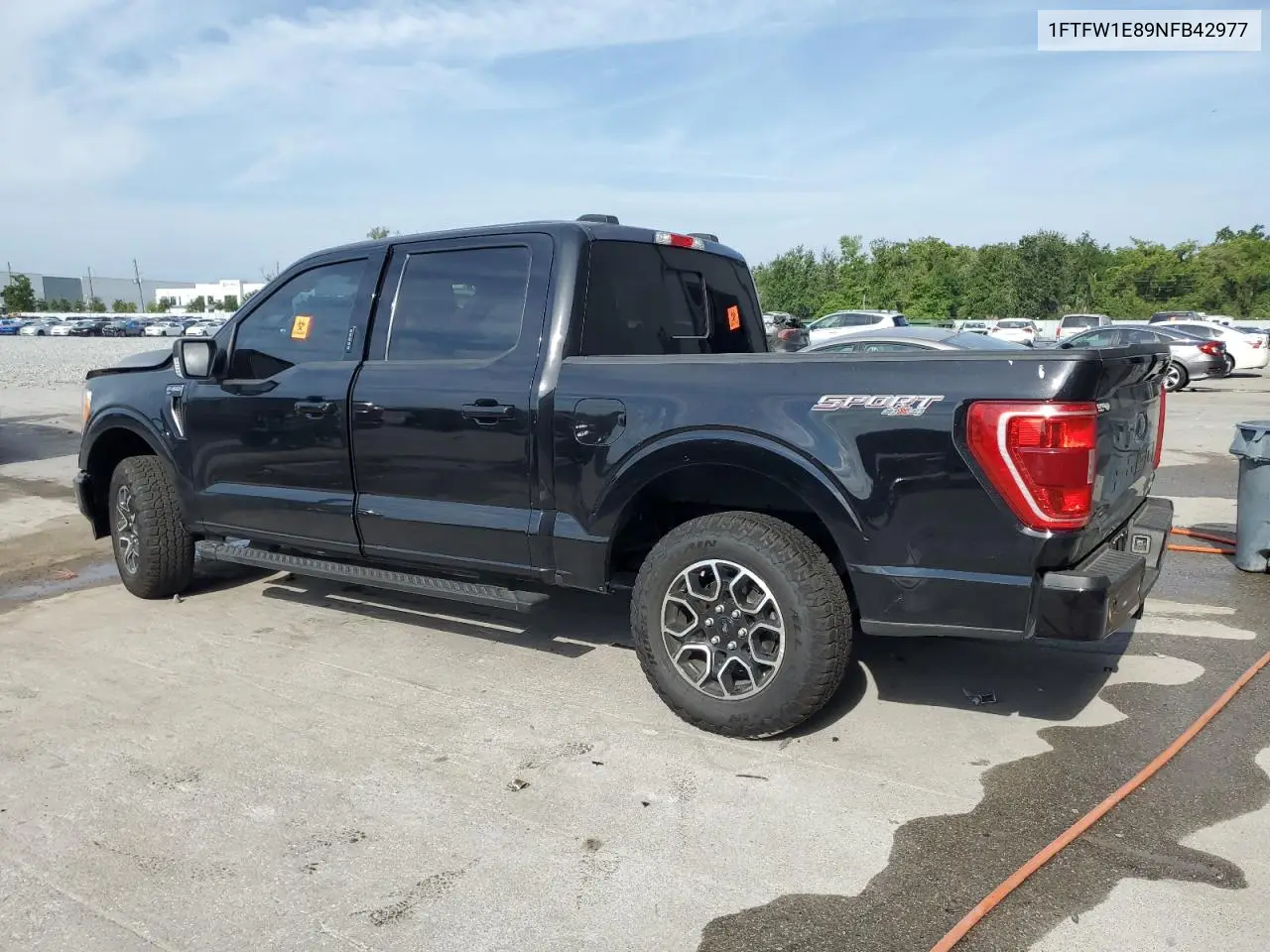 2022 Ford F150 Supercrew VIN: 1FTFW1E89NFB42977 Lot: 53834865