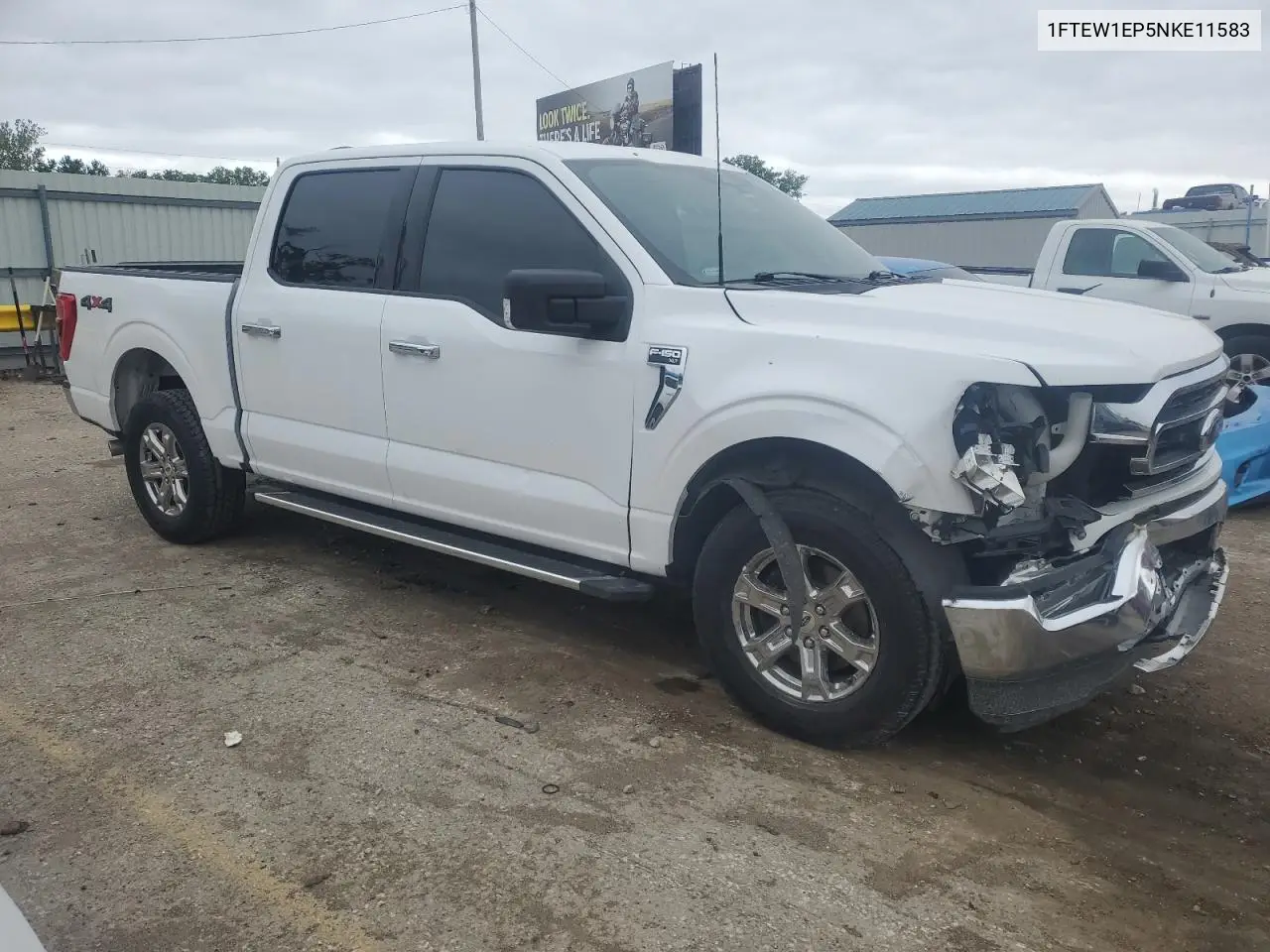 2022 Ford F150 Supercrew VIN: 1FTEW1EP5NKE11583 Lot: 54618335