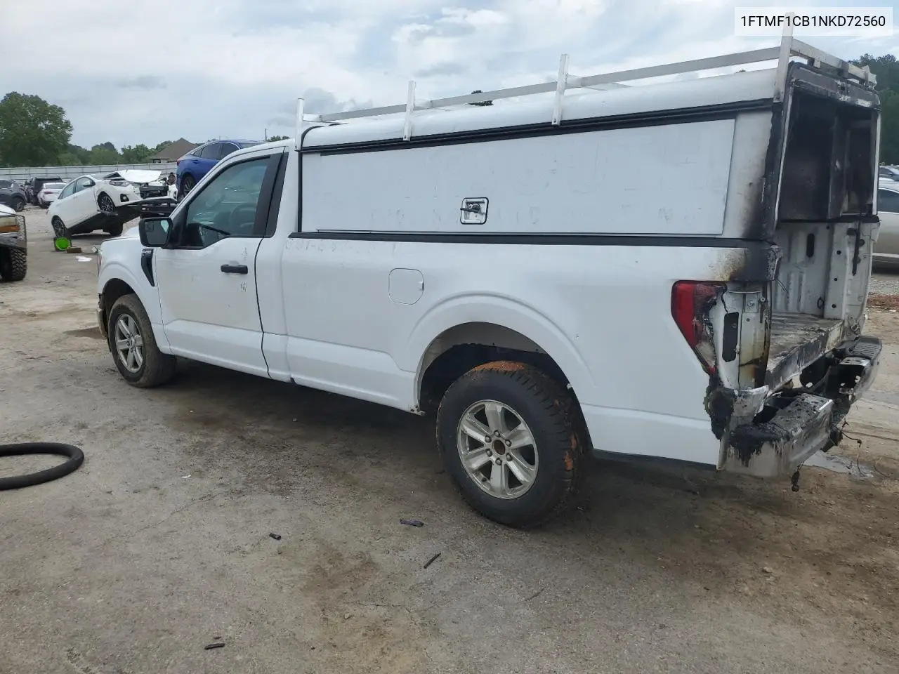 2022 Ford F150 VIN: 1FTMF1CB1NKD72560 Lot: 55298665