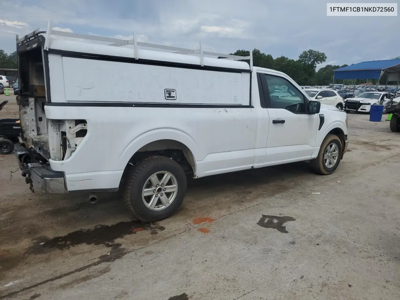 2022 Ford F150 VIN: 1FTMF1CB1NKD72560 Lot: 55298665