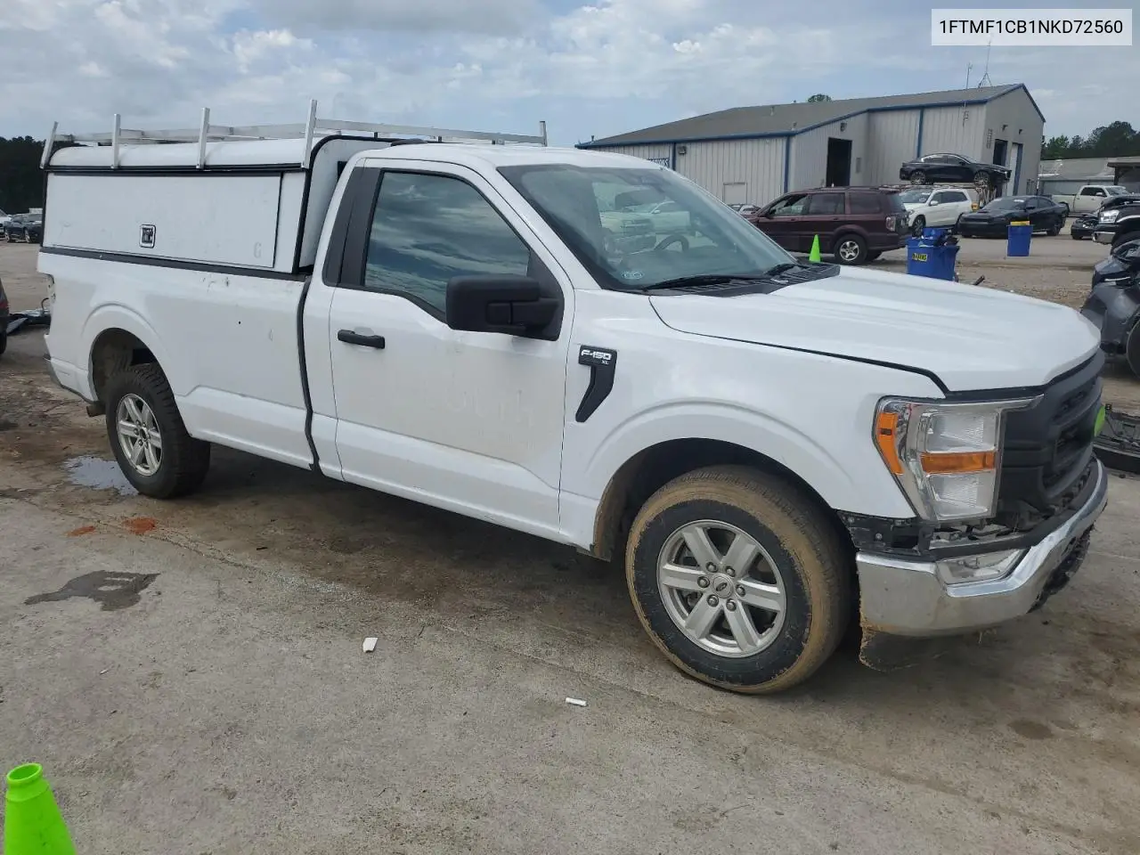 2022 Ford F150 VIN: 1FTMF1CB1NKD72560 Lot: 55298665