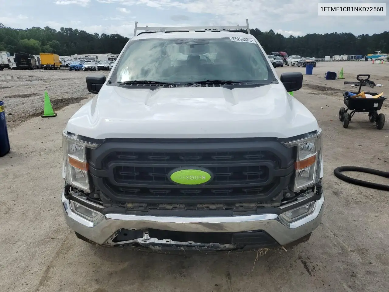 2022 Ford F150 VIN: 1FTMF1CB1NKD72560 Lot: 55298665