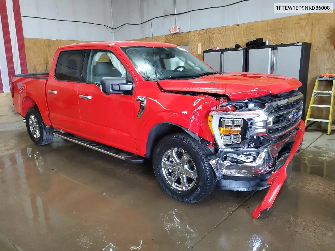 2022 Ford F150 Supercrew VIN: 1FTEW1EP9NKD86008 Lot: 55799575