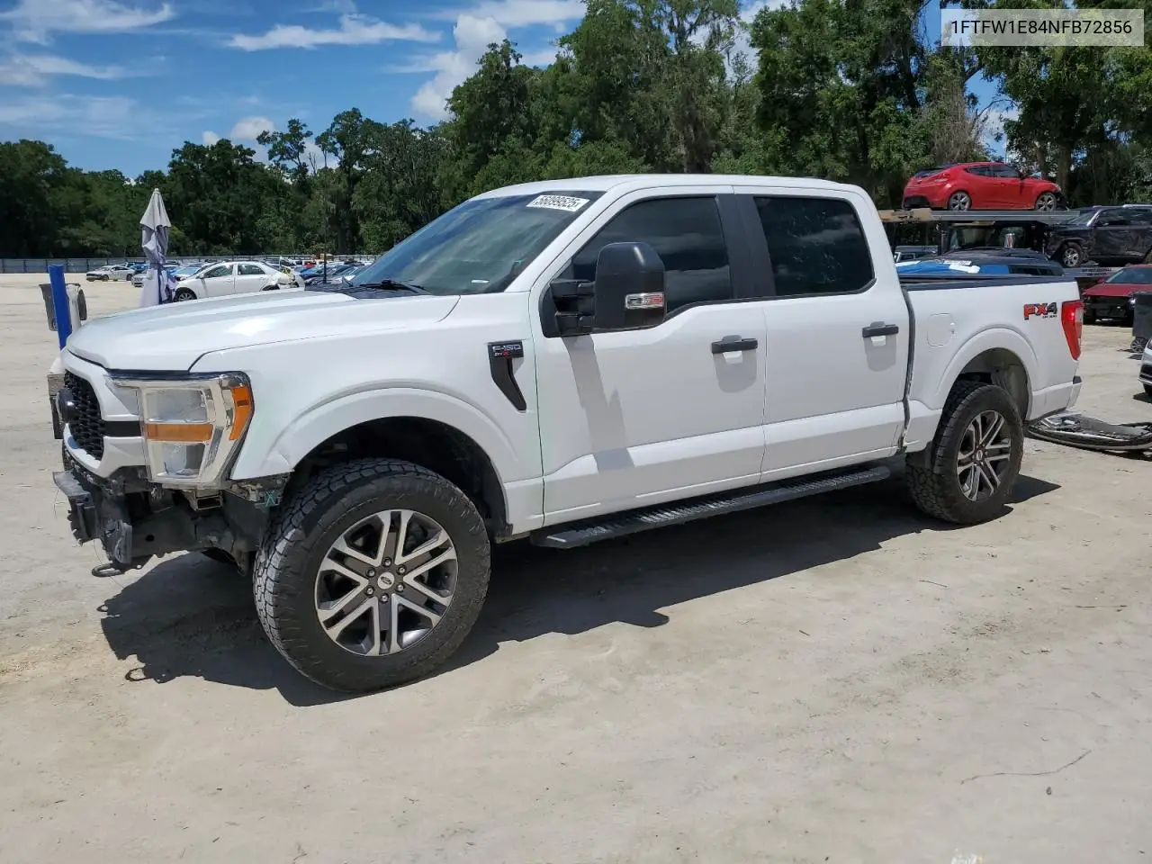 2022 Ford F150 Supercrew VIN: 1FTFW1E84NFB72856 Lot: 56099525