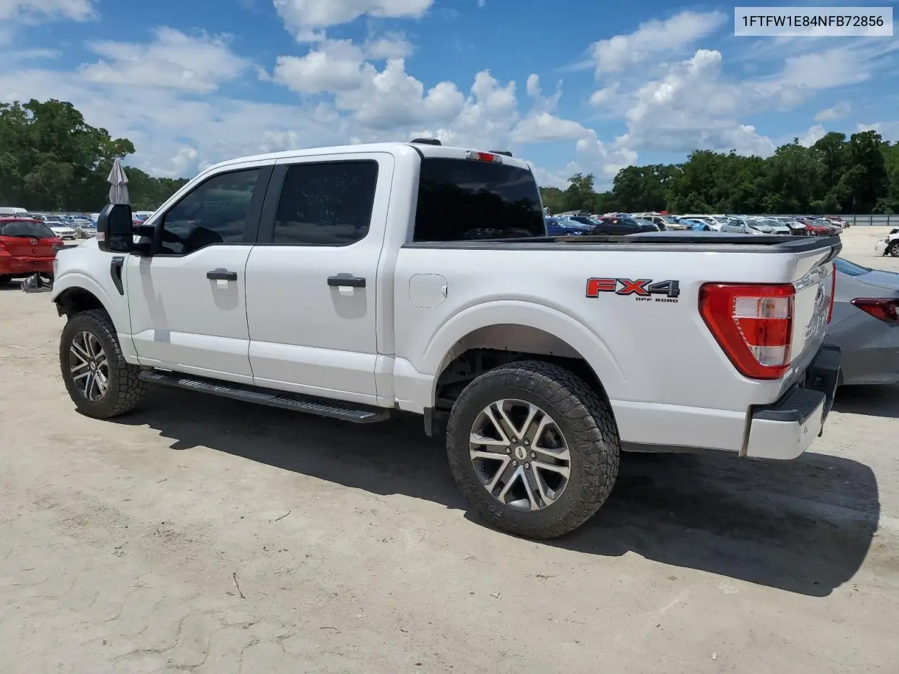 2022 Ford F150 Supercrew VIN: 1FTFW1E84NFB72856 Lot: 56099525