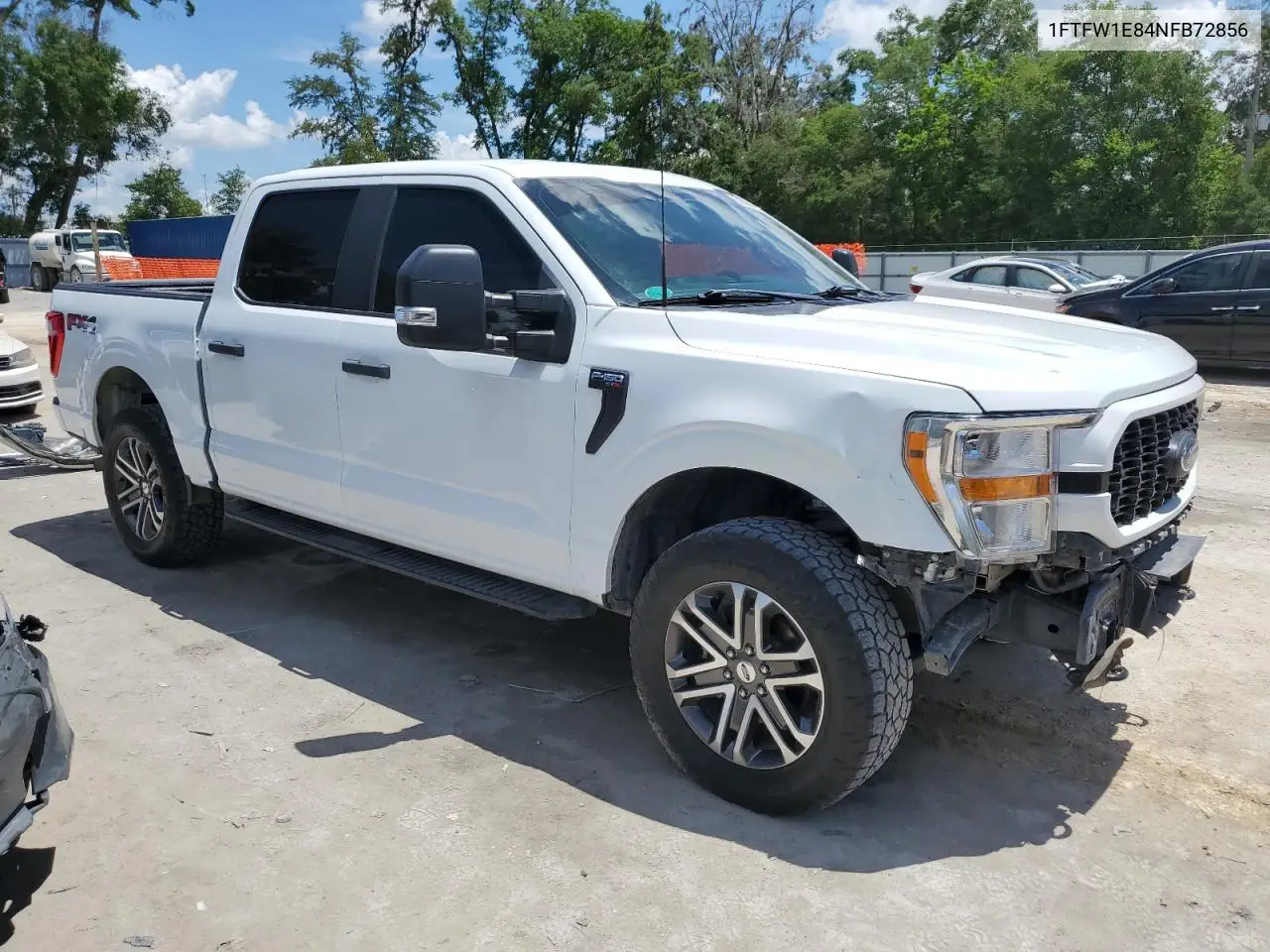 2022 Ford F150 Supercrew VIN: 1FTFW1E84NFB72856 Lot: 56099525
