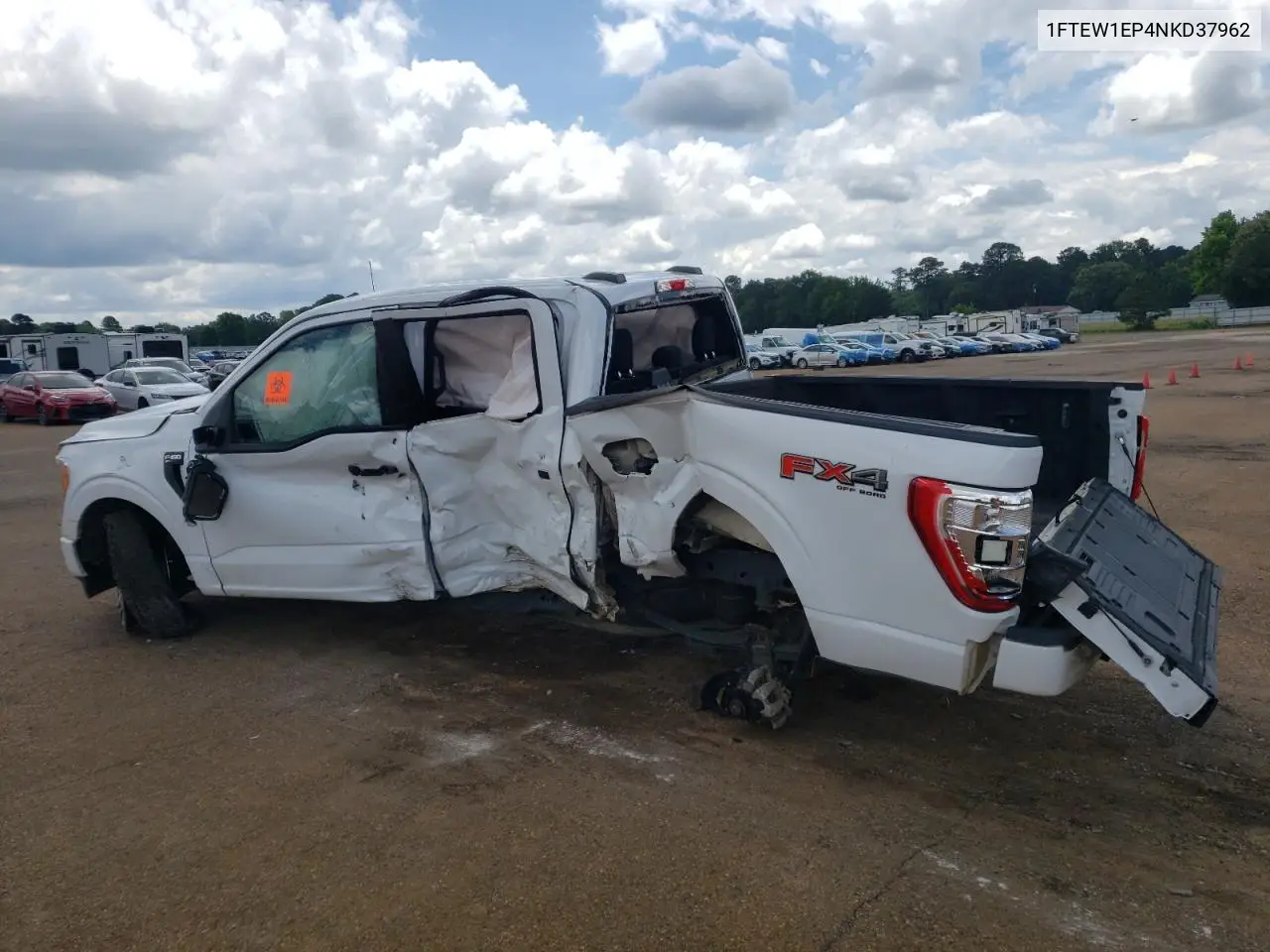 2022 Ford F150 Supercrew VIN: 1FTEW1EP4NKD37962 Lot: 56134485