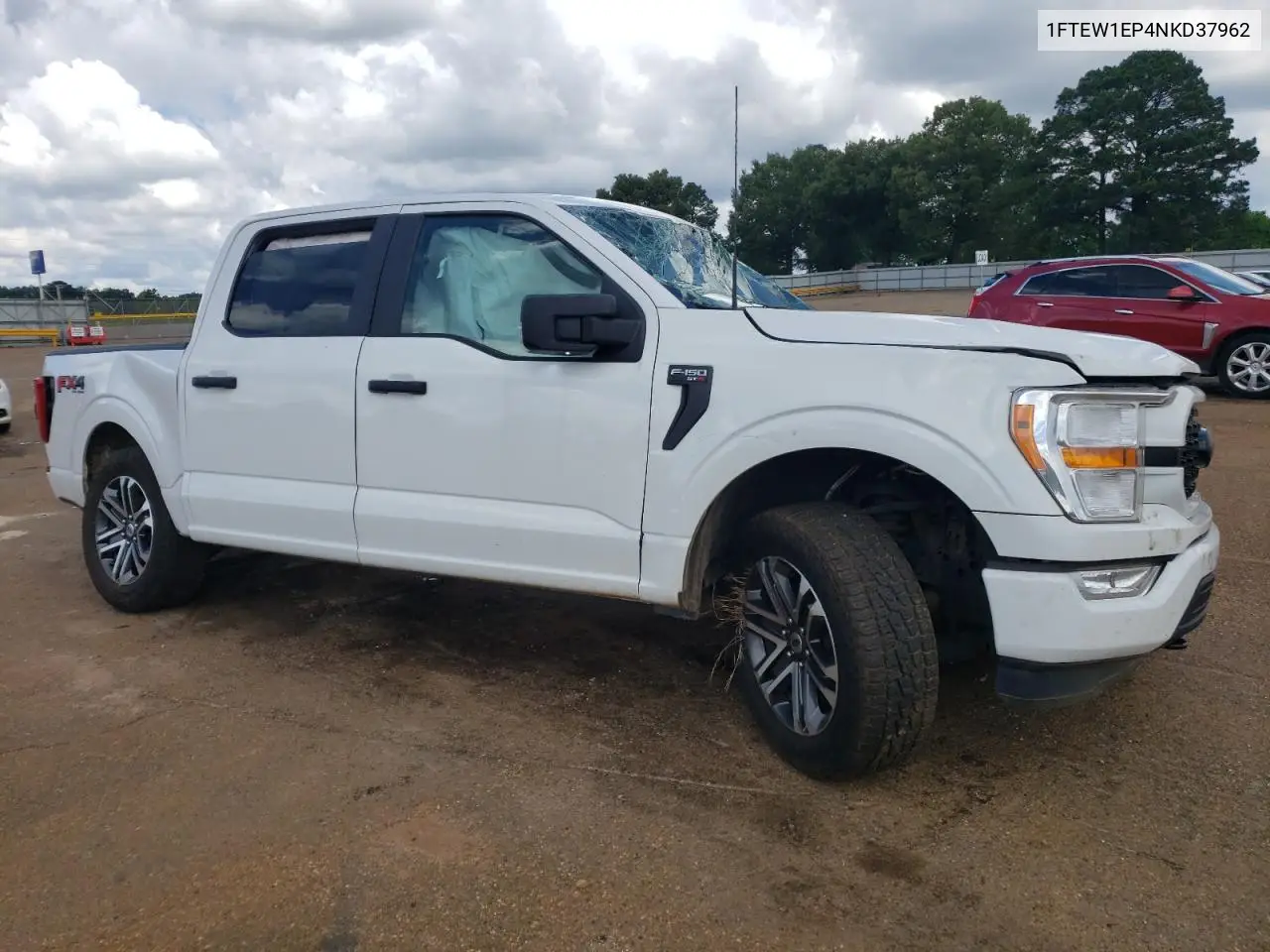 2022 Ford F150 Supercrew VIN: 1FTEW1EP4NKD37962 Lot: 56134485