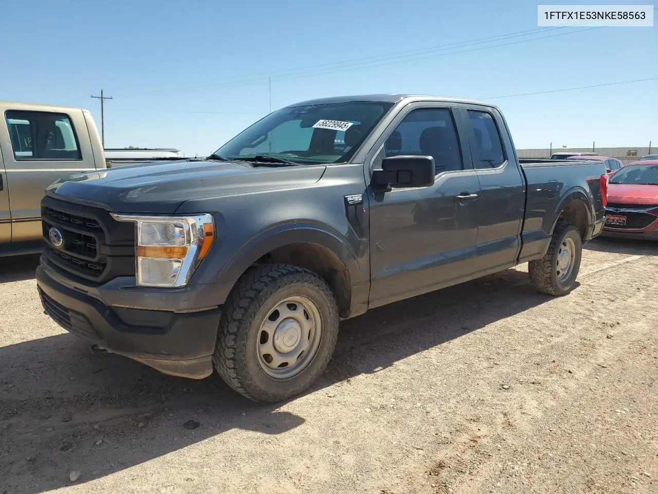 2022 Ford F150 Super Cab VIN: 1FTFX1E53NKE58563 Lot: 56229945
