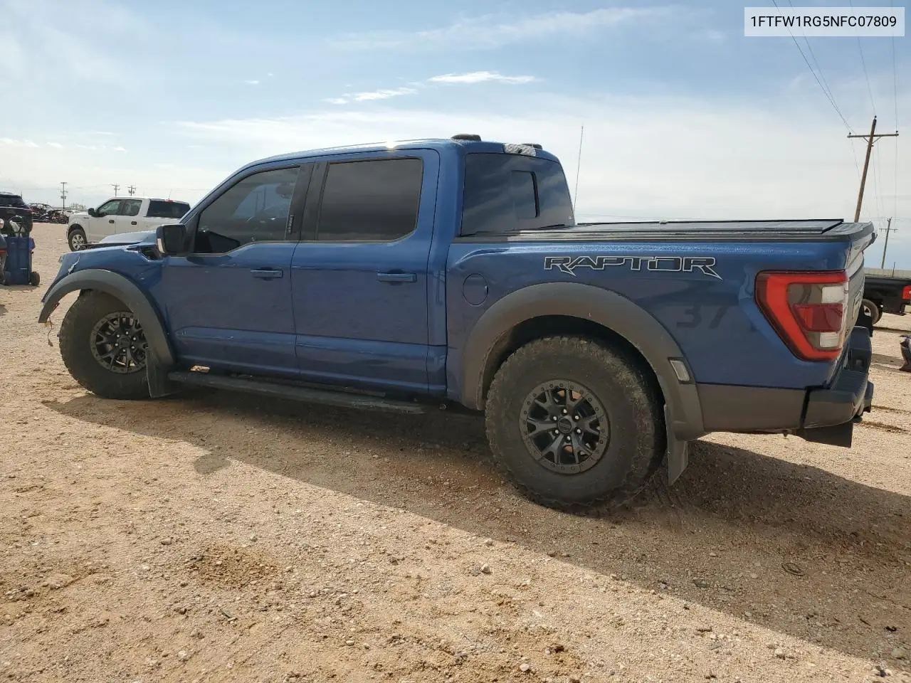2022 Ford F150 Raptor VIN: 1FTFW1RG5NFC07809 Lot: 56255365