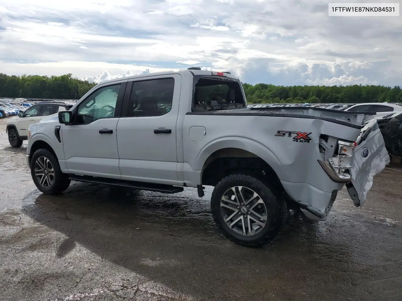 2022 Ford F150 Supercrew VIN: 1FTFW1E87NKD84531 Lot: 56495765