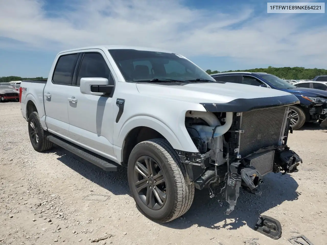 2022 Ford F150 Supercrew VIN: 1FTFW1E89NKE64221 Lot: 56565875