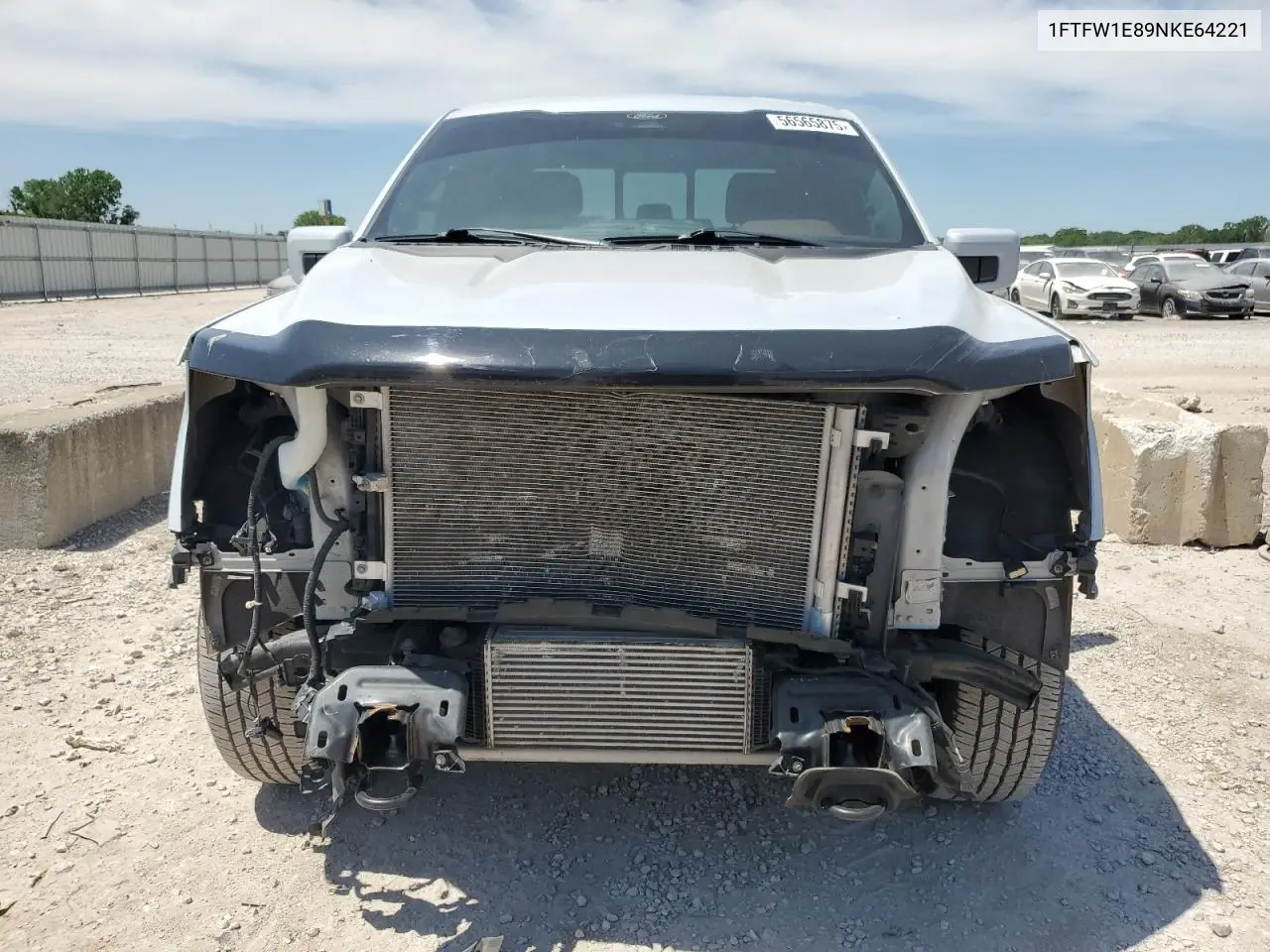 2022 Ford F150 Supercrew VIN: 1FTFW1E89NKE64221 Lot: 56565875