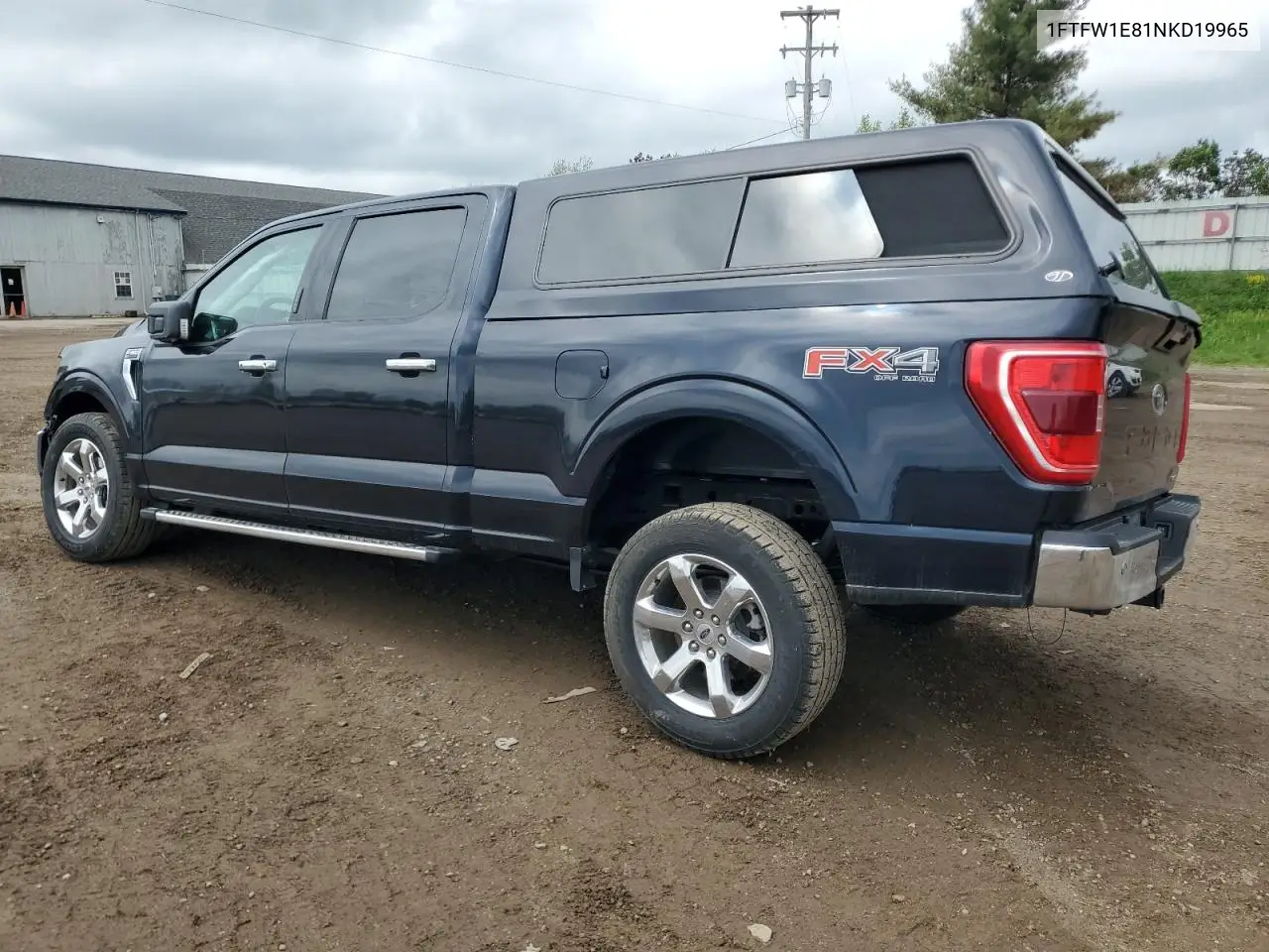 2022 Ford F150 Supercrew VIN: 1FTFW1E81NKD19965 Lot: 56588635