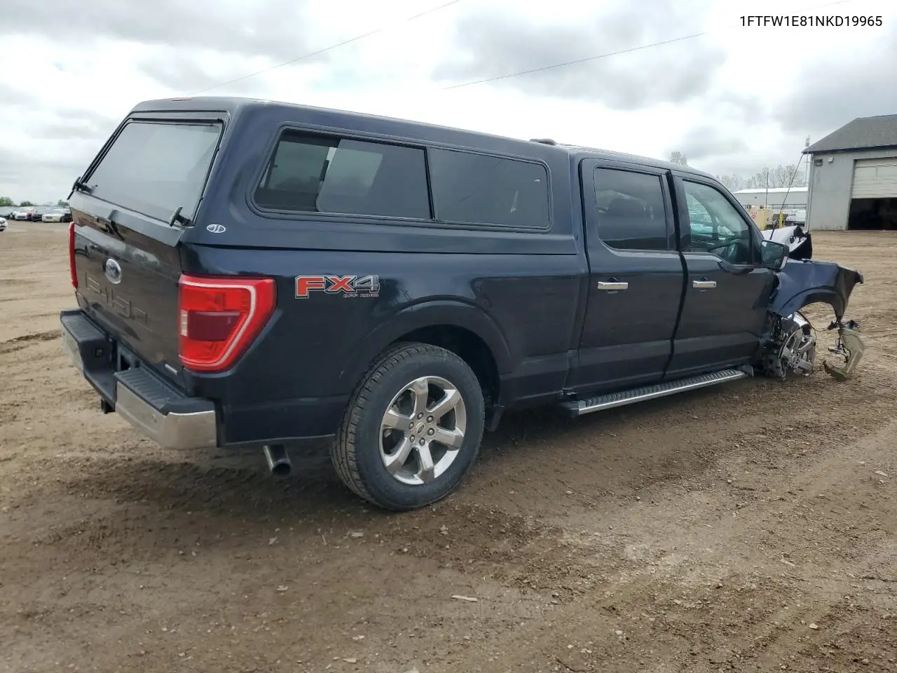 2022 Ford F150 Supercrew VIN: 1FTFW1E81NKD19965 Lot: 56588635