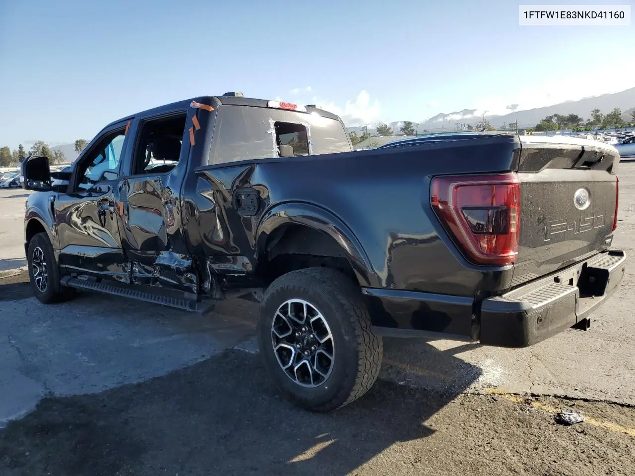 2022 Ford F150 Supercrew VIN: 1FTFW1E83NKD41160 Lot: 56684405
