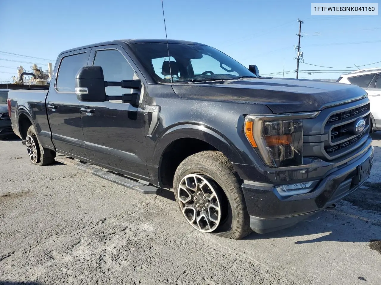 2022 Ford F150 Supercrew VIN: 1FTFW1E83NKD41160 Lot: 56684405
