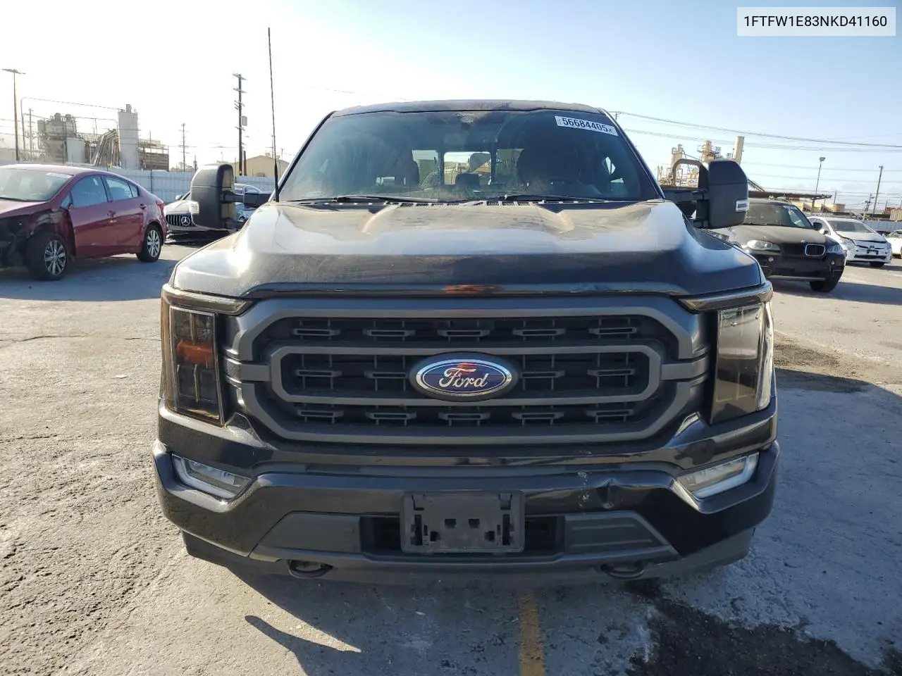 2022 Ford F150 Supercrew VIN: 1FTFW1E83NKD41160 Lot: 56684405