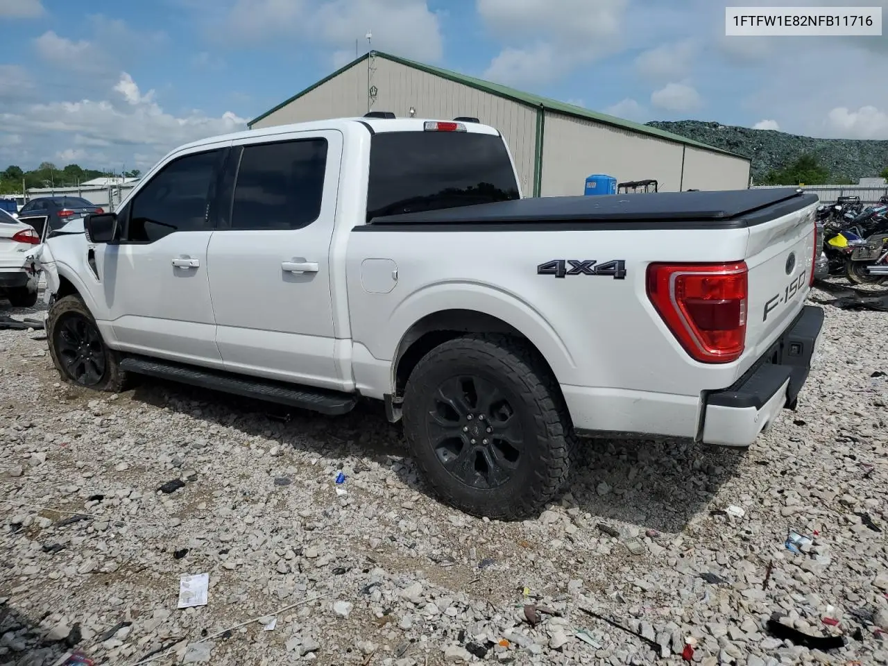 2022 Ford F150 Supercrew VIN: 1FTFW1E82NFB11716 Lot: 56691625