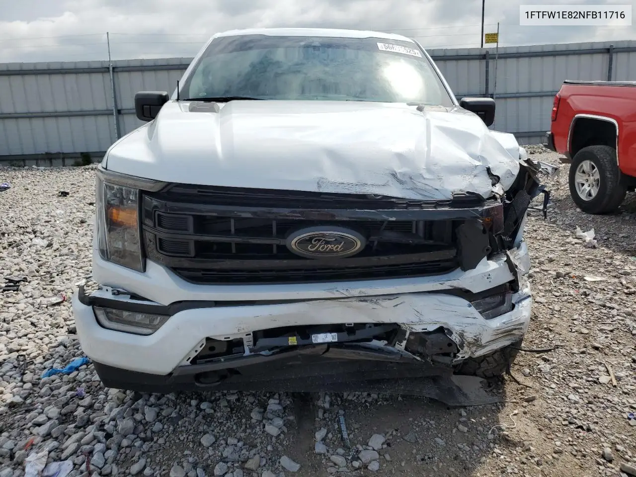 2022 Ford F150 Supercrew VIN: 1FTFW1E82NFB11716 Lot: 56691625