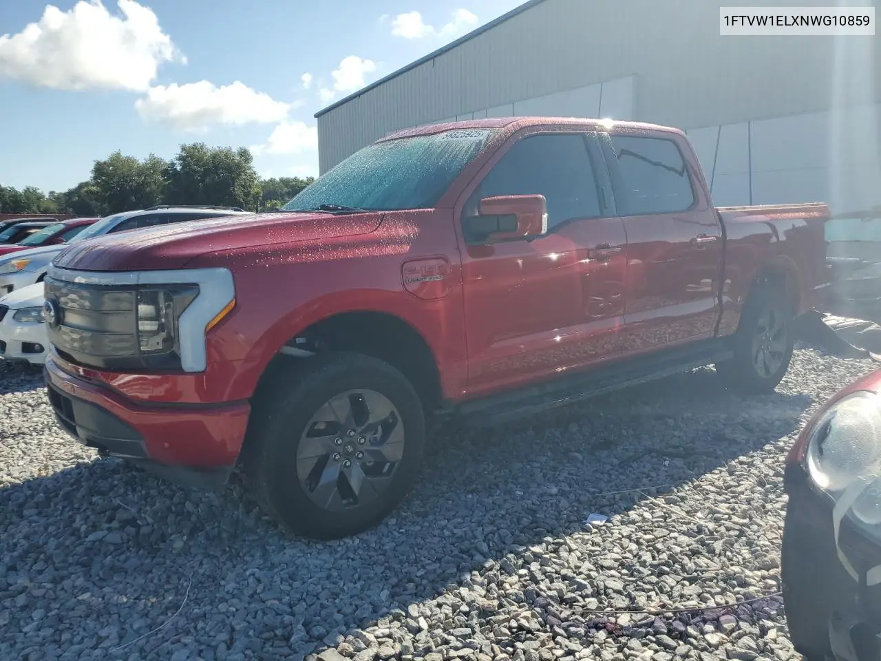 2022 Ford F150 Lightning Pro VIN: 1FTVW1ELXNWG10859 Lot: 56825925