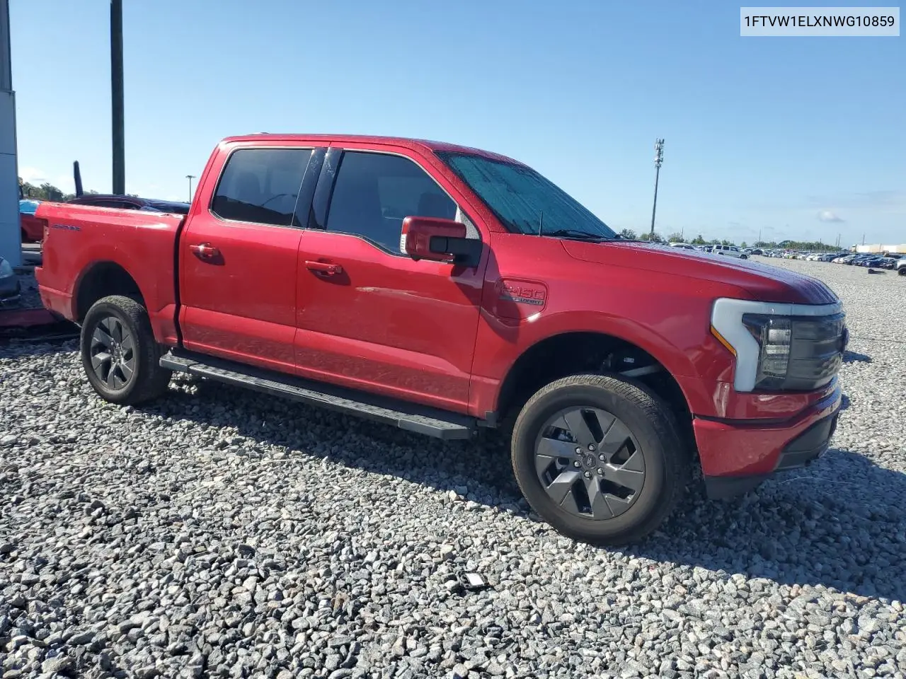 2022 Ford F150 Lightning Pro VIN: 1FTVW1ELXNWG10859 Lot: 56825925