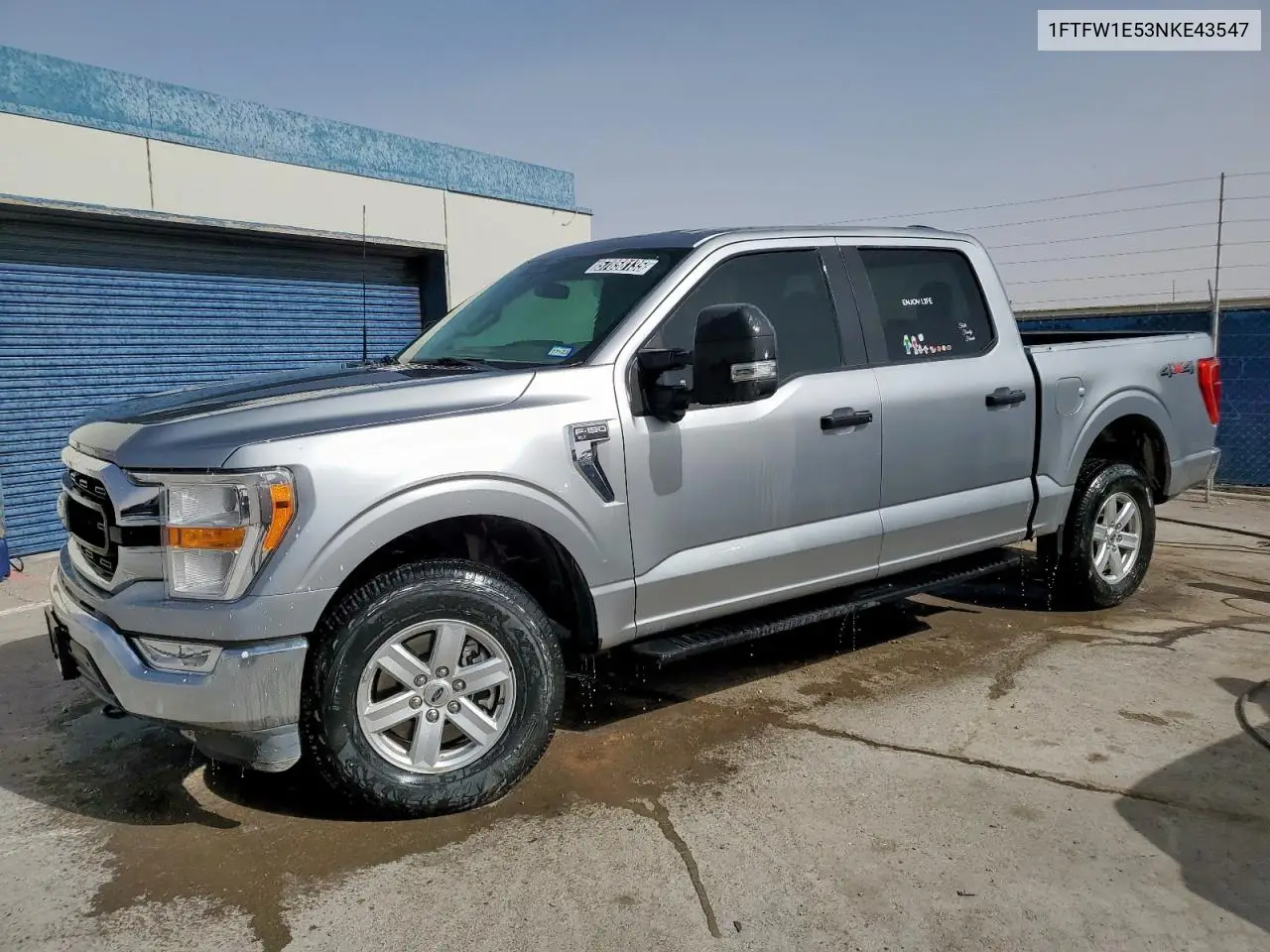 2022 Ford F150 Supercrew VIN: 1FTFW1E53NKE43547 Lot: 57858135
