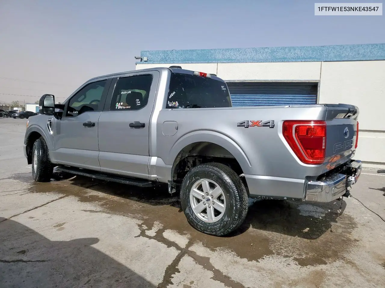 2022 Ford F150 Supercrew VIN: 1FTFW1E53NKE43547 Lot: 57858135