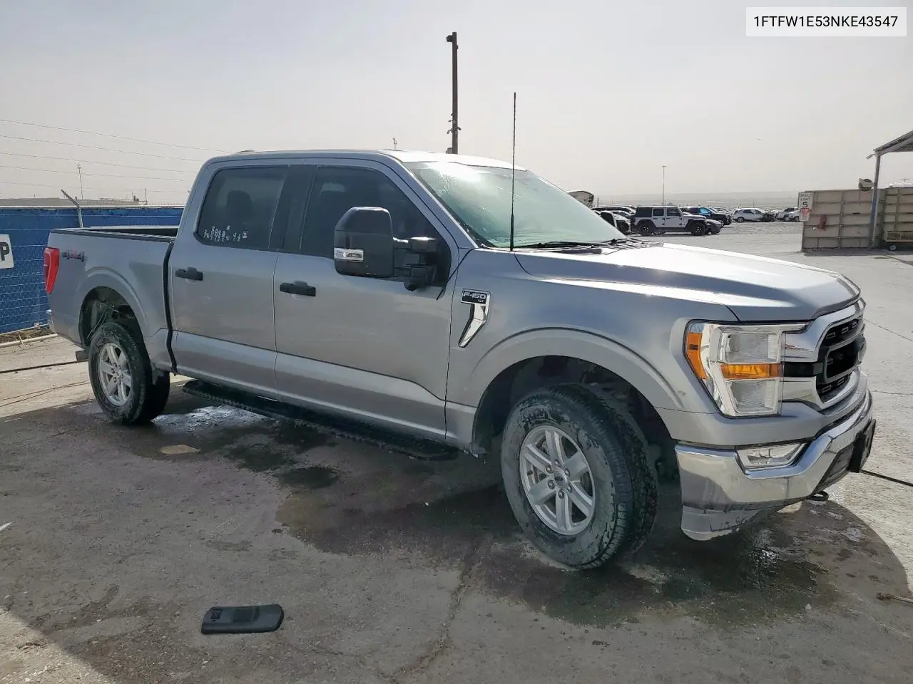 2022 Ford F150 Supercrew VIN: 1FTFW1E53NKE43547 Lot: 57858135