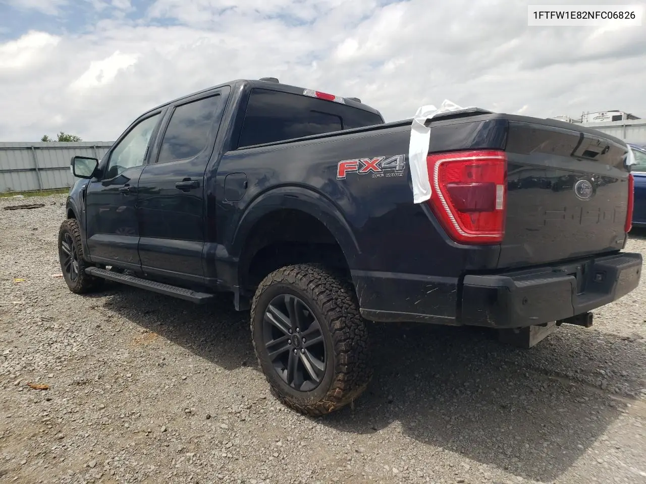 2022 Ford F150 Supercrew VIN: 1FTFW1E82NFC06826 Lot: 59754395