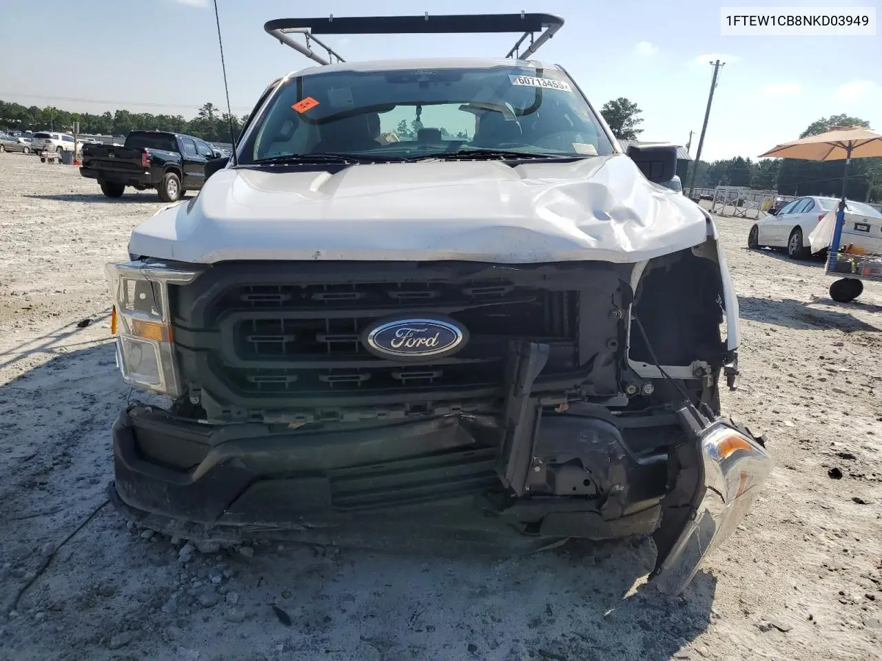 2022 Ford F150 Supercrew VIN: 1FTEW1CB8NKD03949 Lot: 60713455