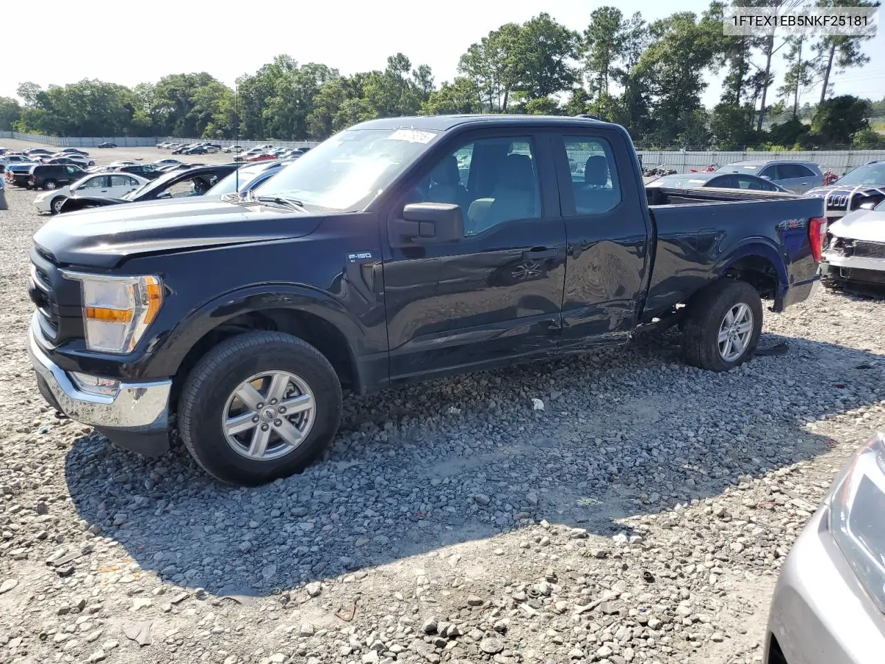 2022 Ford F150 Super Cab VIN: 1FTEX1EB5NKF25181 Lot: 61473315