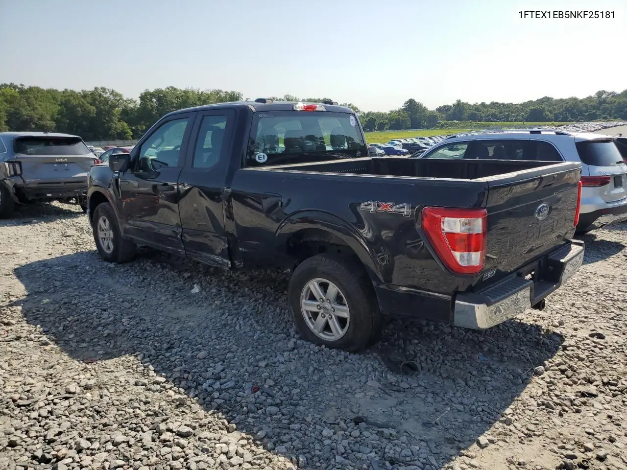 2022 Ford F150 Super Cab VIN: 1FTEX1EB5NKF25181 Lot: 61473315
