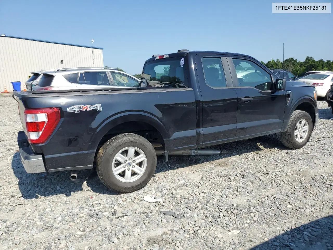 2022 Ford F150 Super Cab VIN: 1FTEX1EB5NKF25181 Lot: 61473315