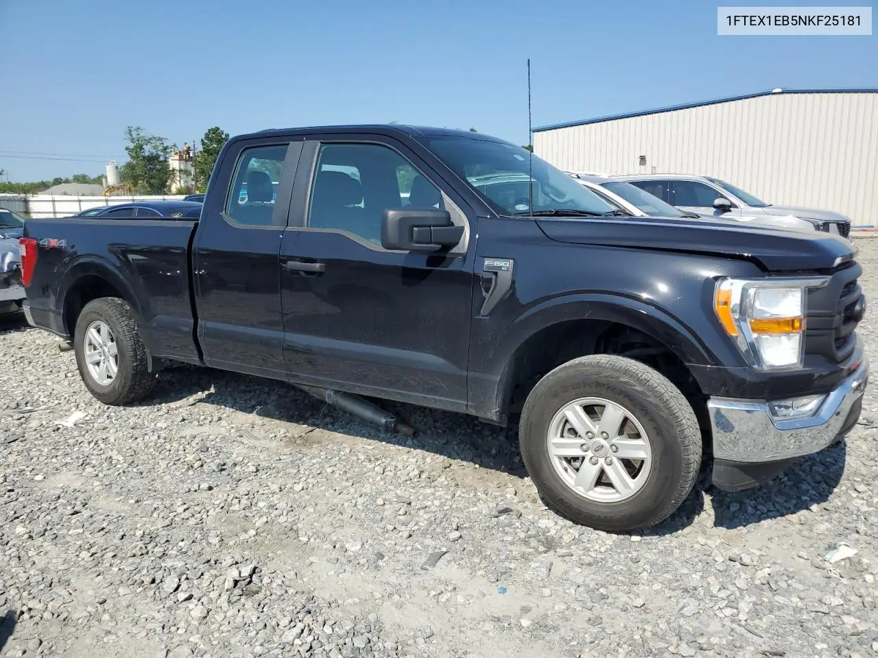 2022 Ford F150 Super Cab VIN: 1FTEX1EB5NKF25181 Lot: 61473315