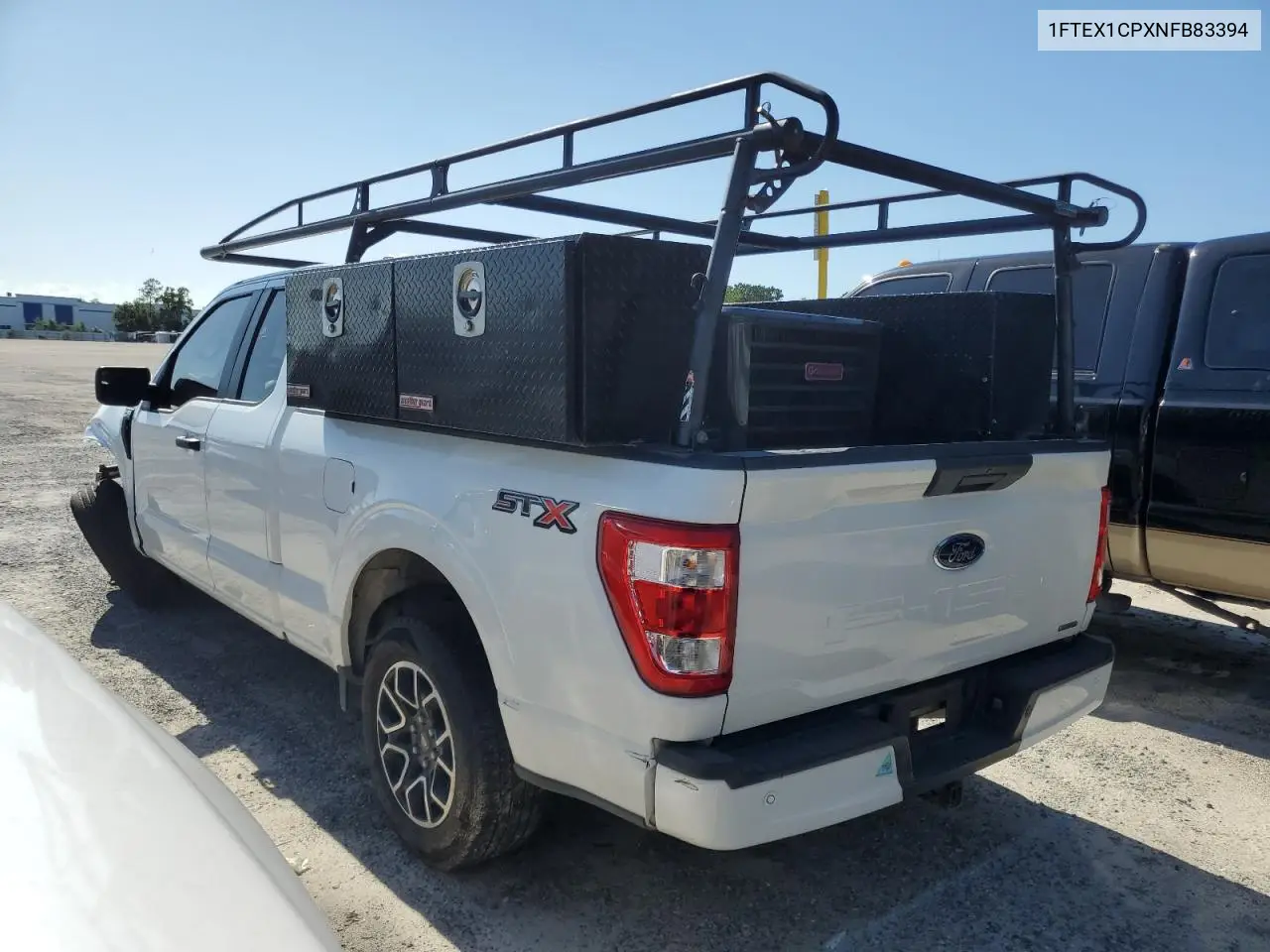 2022 Ford F150 Super Cab VIN: 1FTEX1CPXNFB83394 Lot: 61596475