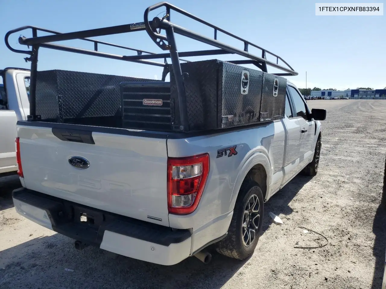 2022 Ford F150 Super Cab VIN: 1FTEX1CPXNFB83394 Lot: 61596475