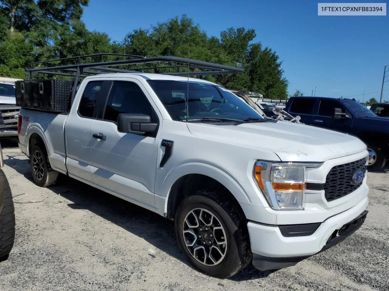 2022 Ford F150 Super Cab VIN: 1FTEX1CPXNFB83394 Lot: 61596475