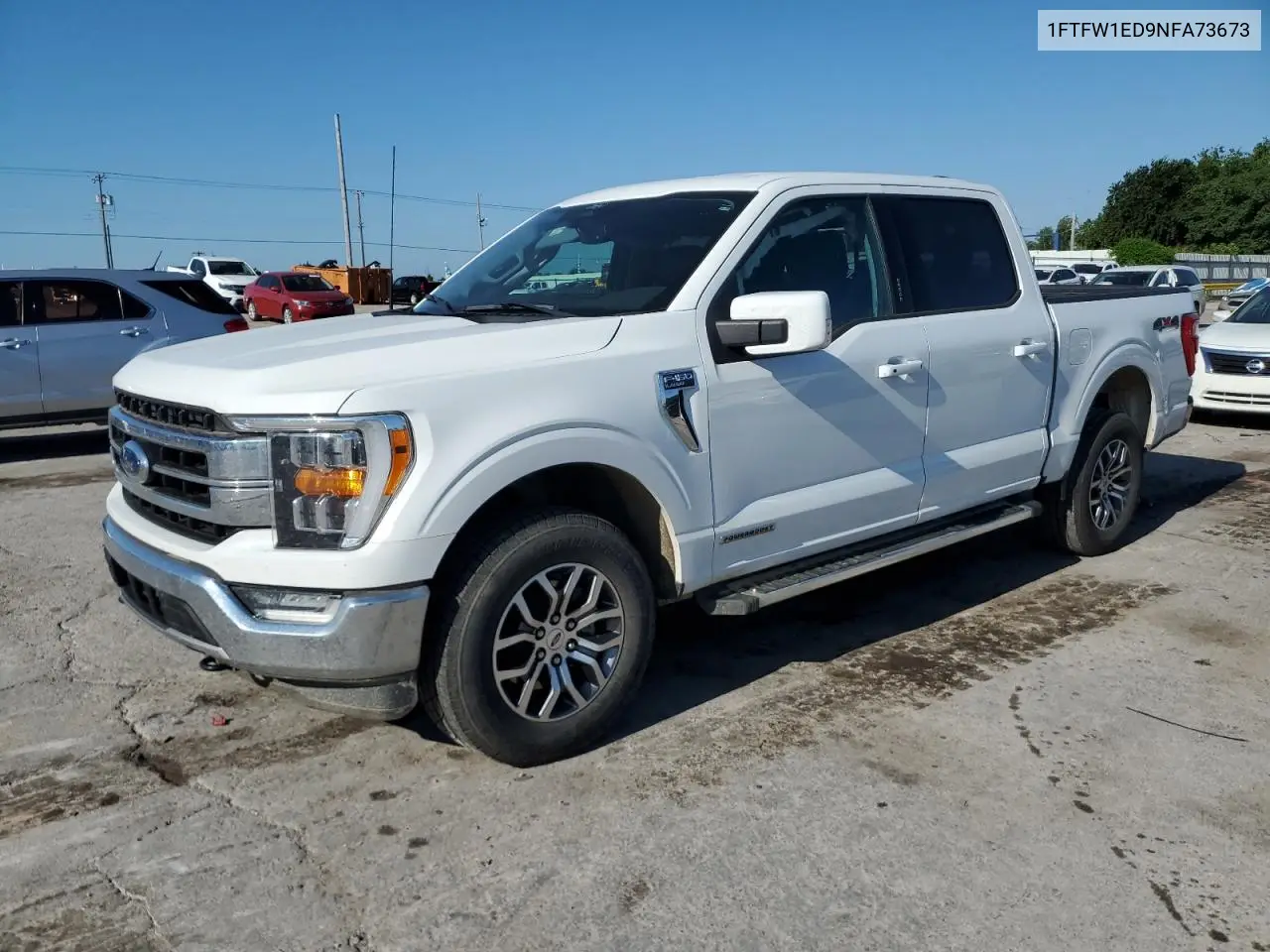 2022 Ford F150 Supercrew VIN: 1FTFW1ED9NFA73673 Lot: 61625135