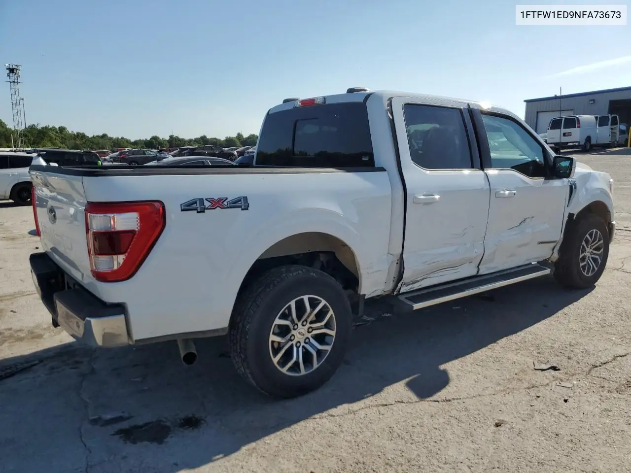 2022 Ford F150 Supercrew VIN: 1FTFW1ED9NFA73673 Lot: 61625135