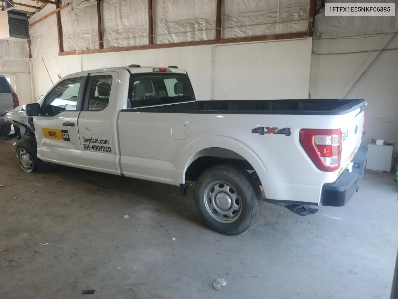 2022 Ford F150 Super Cab VIN: 1FTFX1E55NKF06385 Lot: 61635575
