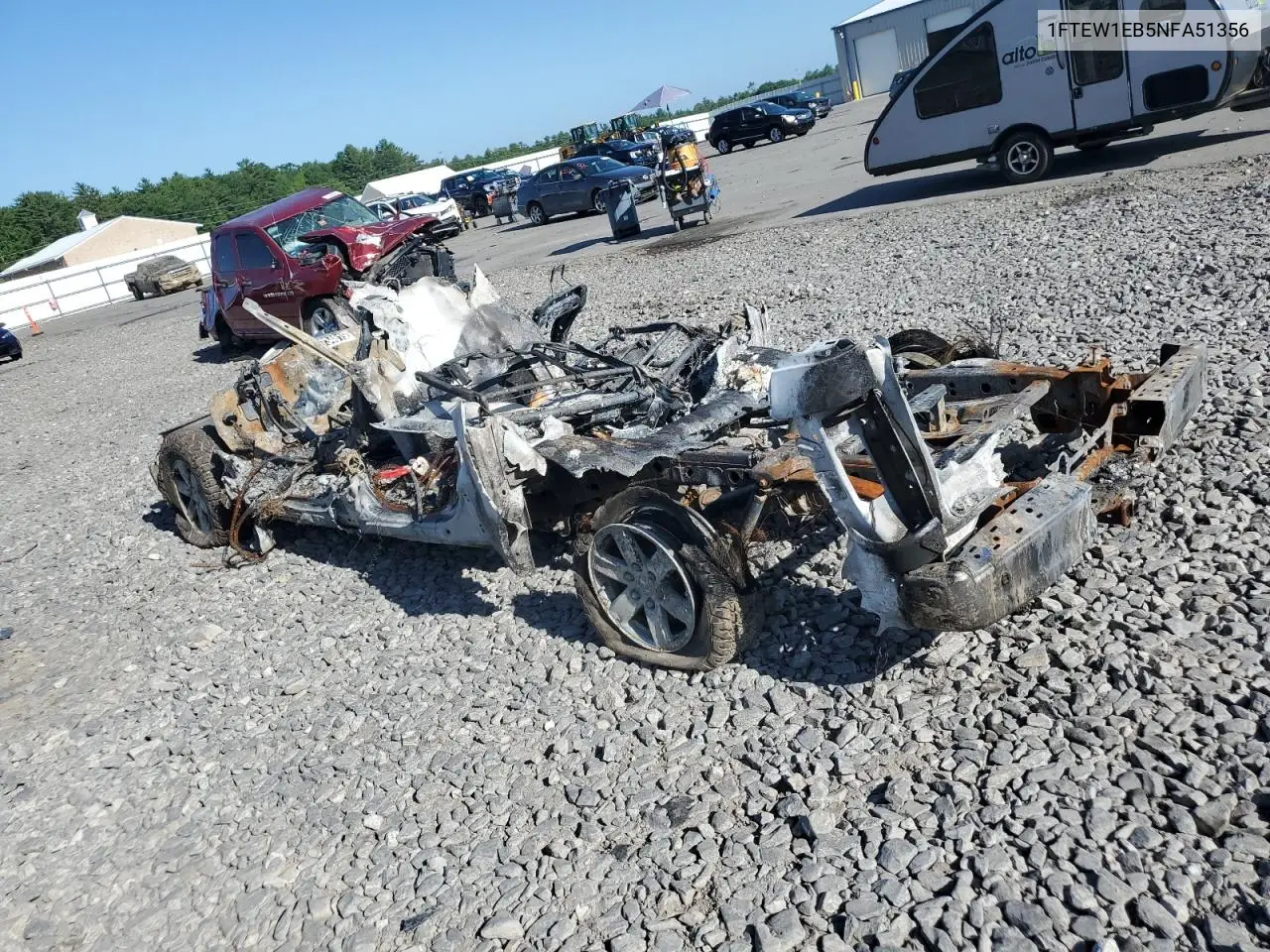 2022 Ford F150 Supercrew VIN: 1FTEW1EB5NFA51356 Lot: 61734815