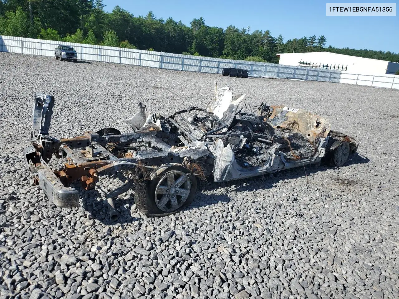 2022 Ford F150 Supercrew VIN: 1FTEW1EB5NFA51356 Lot: 61734815
