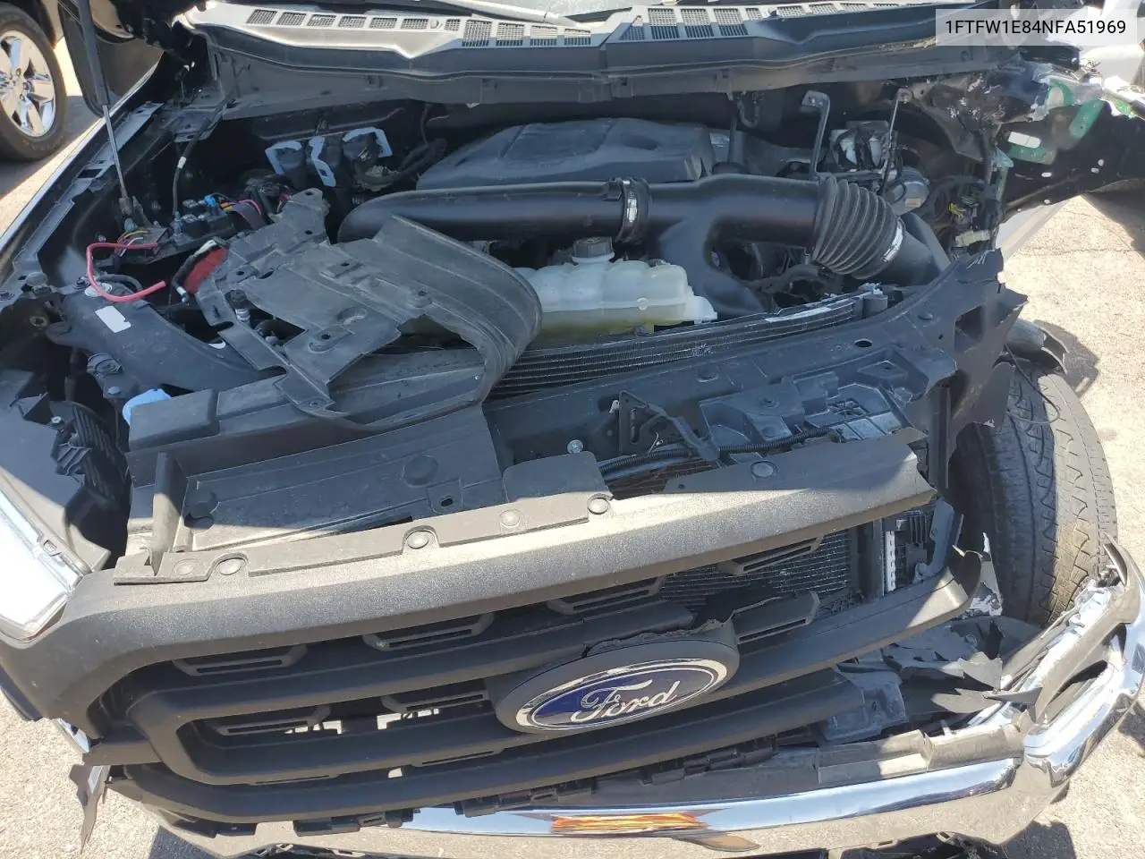 2022 Ford F150 Supercrew VIN: 1FTFW1E84NFA51969 Lot: 61777025