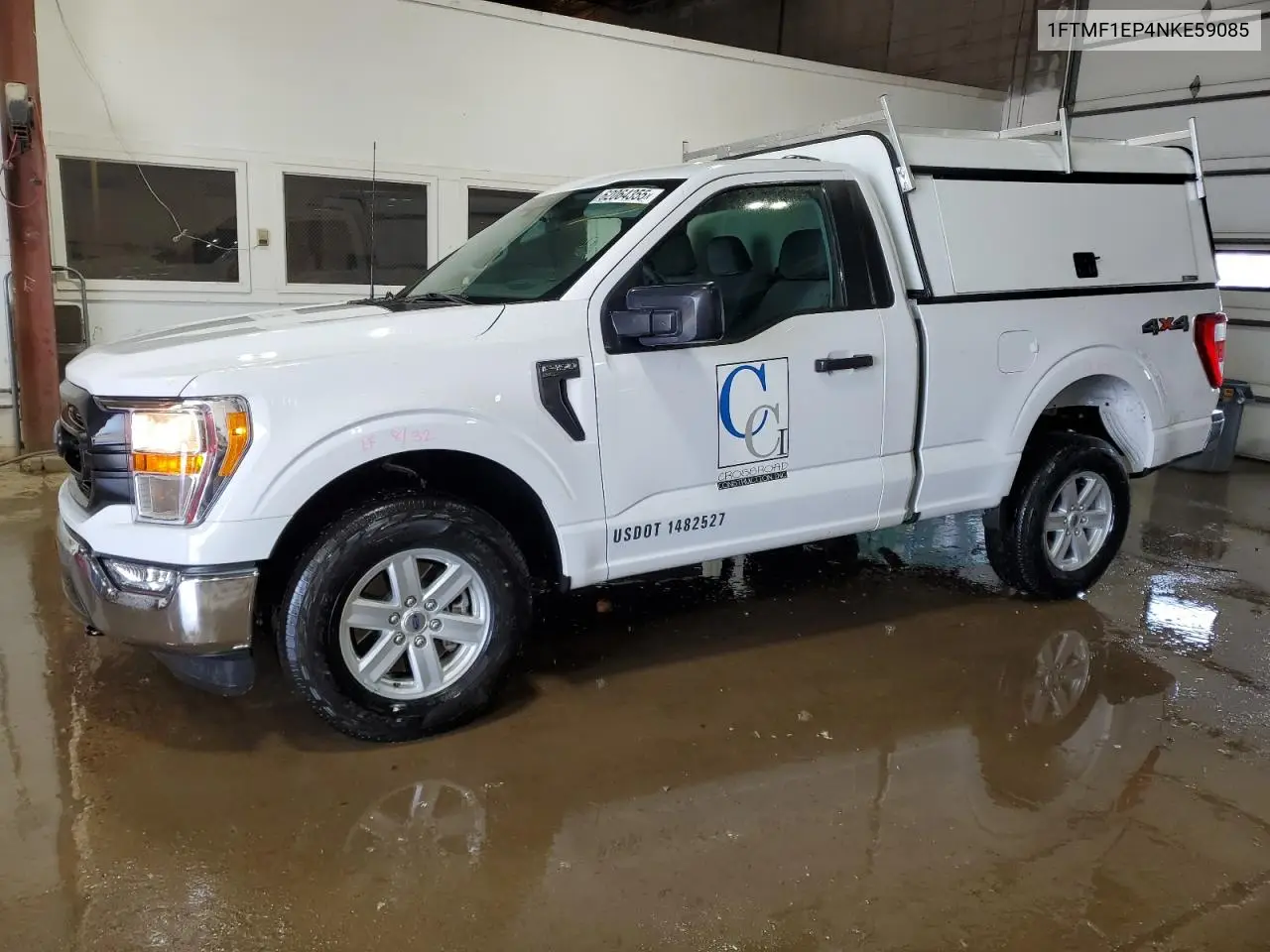 2022 Ford F150 VIN: 1FTMF1EP4NKE59085 Lot: 62064355