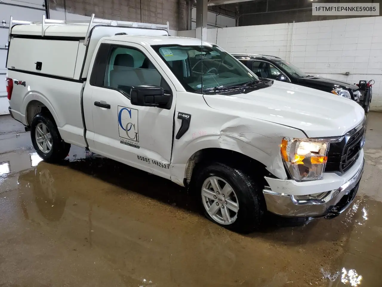2022 Ford F150 VIN: 1FTMF1EP4NKE59085 Lot: 62064355