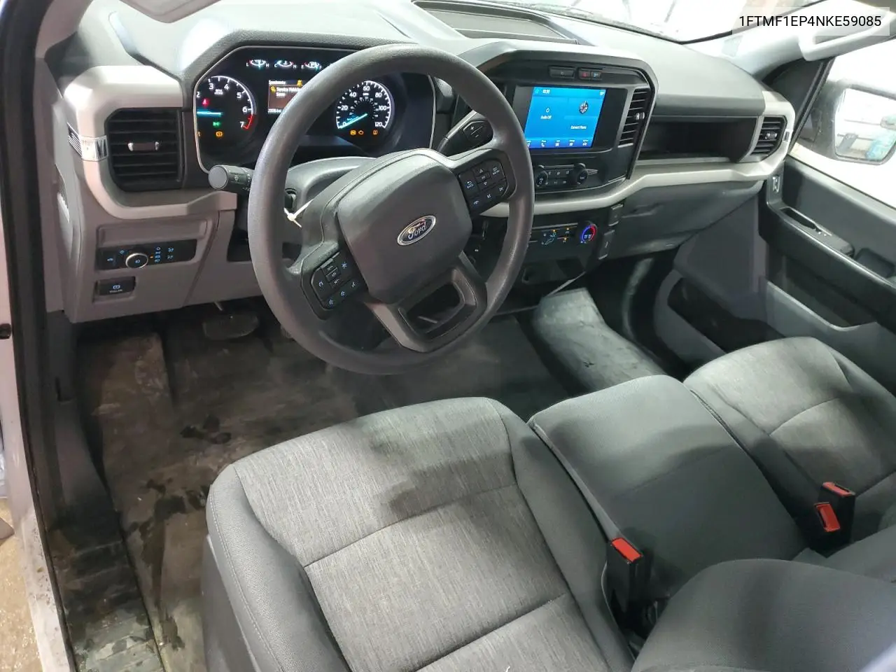 2022 Ford F150 VIN: 1FTMF1EP4NKE59085 Lot: 62064355