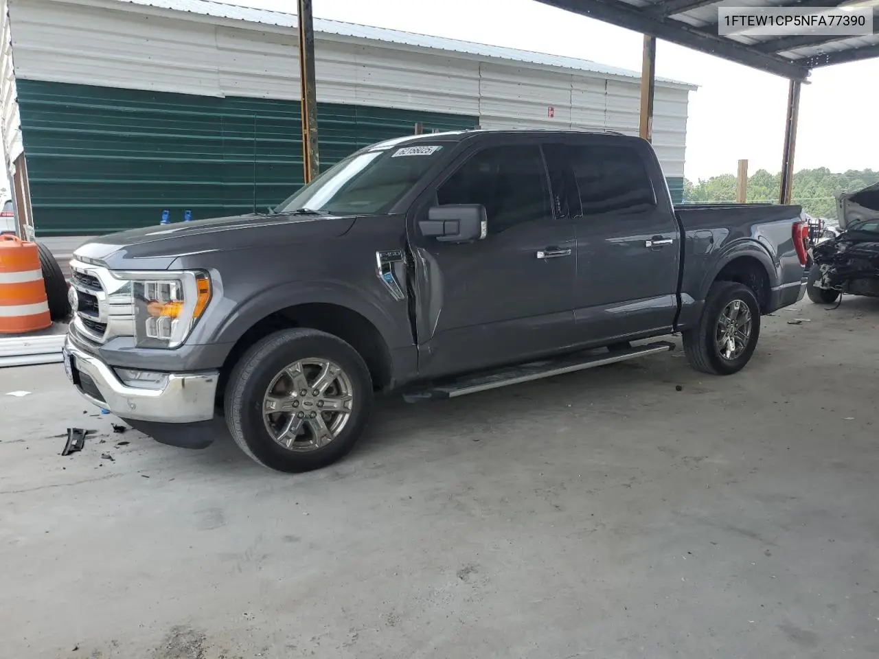 2022 Ford F150 Supercrew VIN: 1FTEW1CP5NFA77390 Lot: 62156025