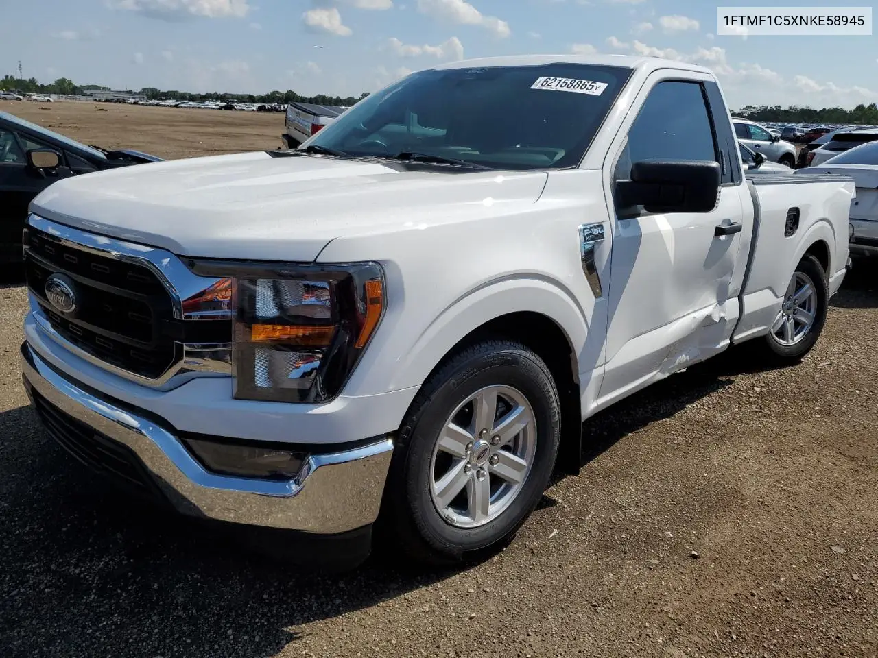 2022 Ford F150 VIN: 1FTMF1C5XNKE58945 Lot: 62158865